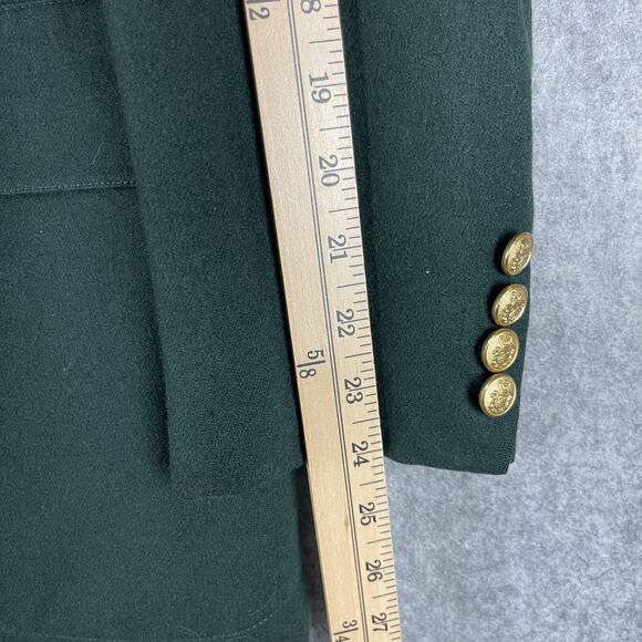 Vintage Culwell & Son Wool Blazer Sport Coat Mens 42R Green Gold Button 80s - Picture 10 of 16
